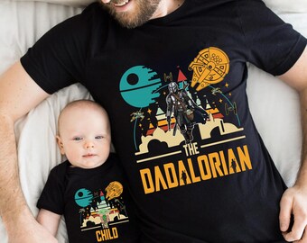 Dadalorian And Son Shirt, StarWars Dad, First Father’s Day, Dad And Baby Matching Shirts, Matching Shirt Father And Son, New Dad Gifts