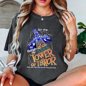 Vintage Retro Tower Of Terror Twilight Zone, Disneyland Halloween Shirts, Twilight Zone Shirt, Mickey Not So Scary, Halloween Party