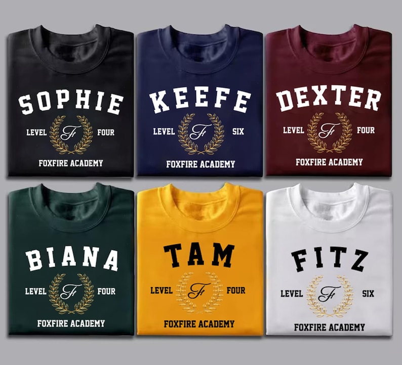 Keeper of the Lost Cities Symbols Shirt, Foxfire Academy Shirt Kotlc ...