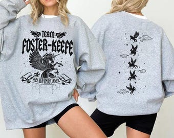 Team foster-keefe Sweatshirt, Foxfire Academy Sweatshirt, Lost Cities Keeper Shirt, Kotlc Shirt, Keeper Of The Lost Cities Symbols Shirt