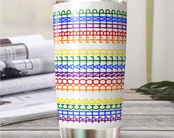 Fuck Donald Trump Tumbler 20oz Hidden Swear Message Coffee Cup, Hidden Message Coffee Cup, Anti Trump Cup, Hidden Message Gift