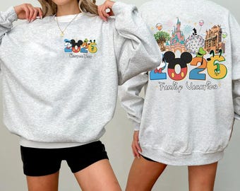 Custom Disneyland Vacation 2026 Shirt, Family Disneytrip Matching Shirts, Magic Kingdom Epcot Shirt, Family Vacation Trip Outfits
