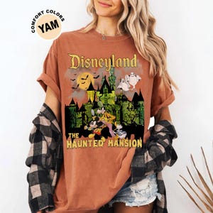 Disneyland The Haunted Mansion Shirt, Stretching Room Shirt, Disneyland Halloween Shirt, Mickey The Haunted Mansion Tee, Mickey Not So Scary