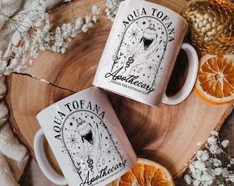Aqua Tofana Apothecary Poison The Patriarchy Mug, Girl Power Mug, Reproductive Freedom, Reproductive Rights, Feminist Gift, Women Rights