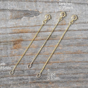 9 carat gold chain extender outlet