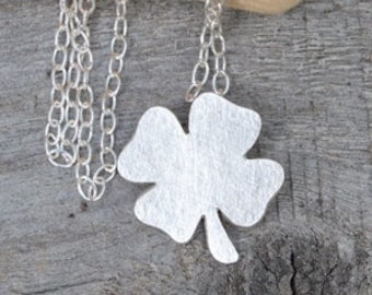 Lucky Shamrock Necklace, Lucky Clover Necklace