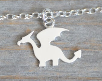 Silver Dragon Bracelet, Dragon Anklet in Sterling Silver