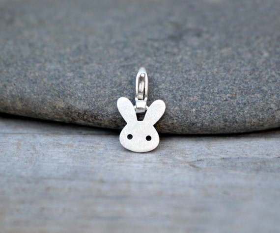 Sterling silver bunny charm sale