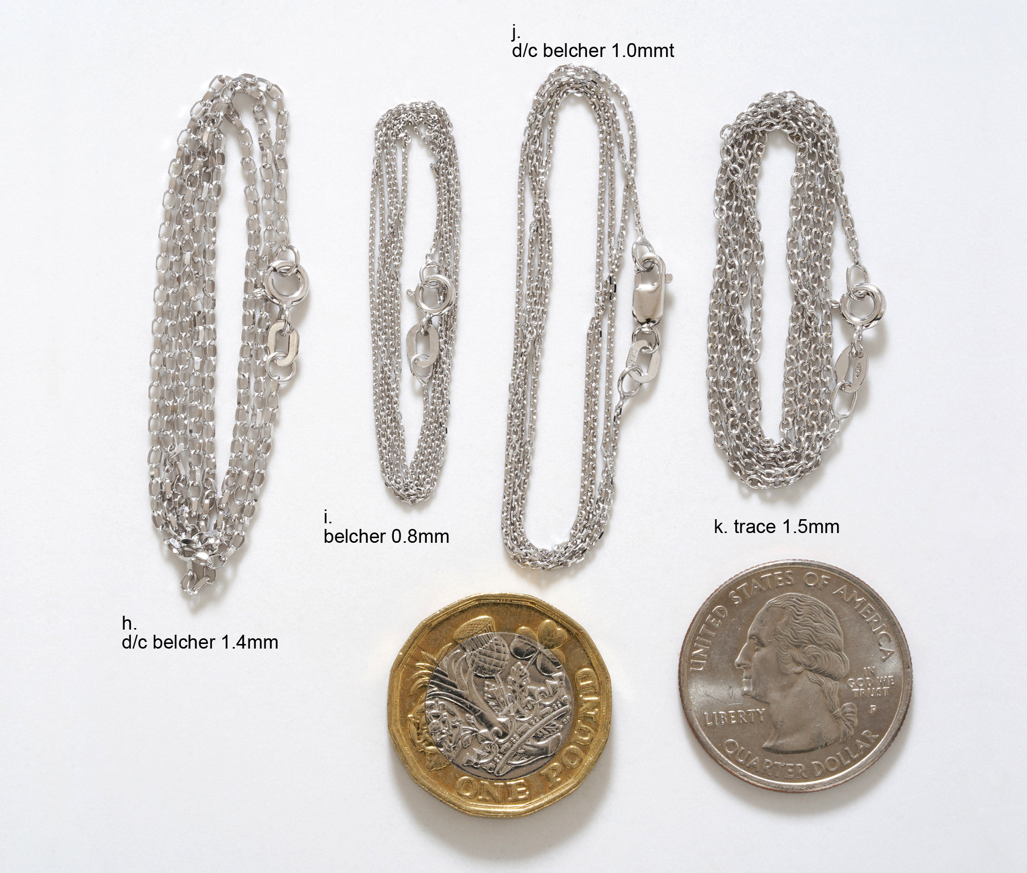 Catena Unisex In Oro Giallo 9 Kt Maglia Groumette Lunghezza 50 Cm Cappagli Gioielli 162735 - Foto 13