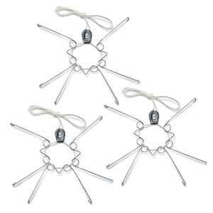 Adjustable Large Plate Hanger 3-Pack: 14-22" Round Plate Wall Mount