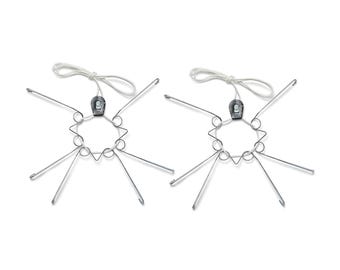 Large Adjustable Plate Hanger (Pack of 2): 14-22" Round Object Wall Mount