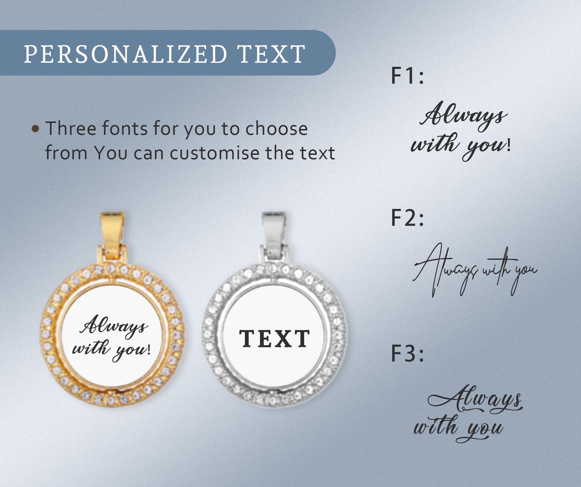 Personalization Wedding Bridal Bouquet Charms - Photo Charms for Bouquet, Custom Bridal Memory Charms,Something Blue Gifts for The Bride