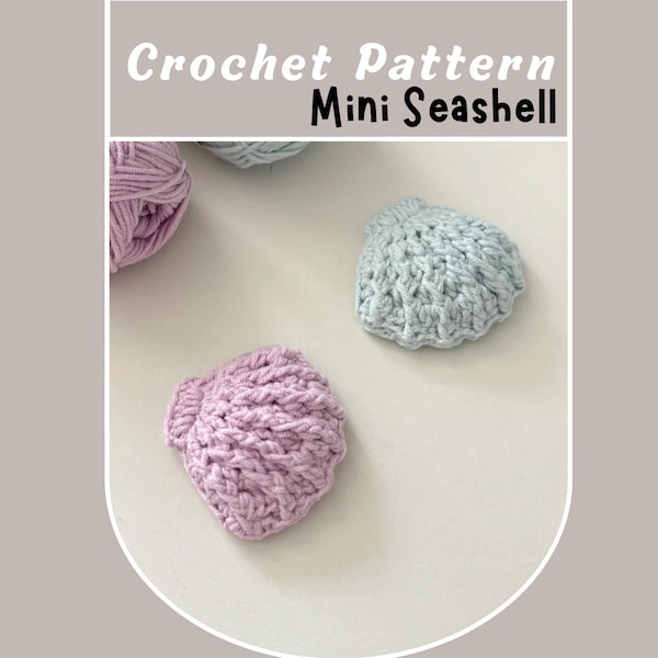 Seeshell Pattern Handmade Seashell Animals - Etsy