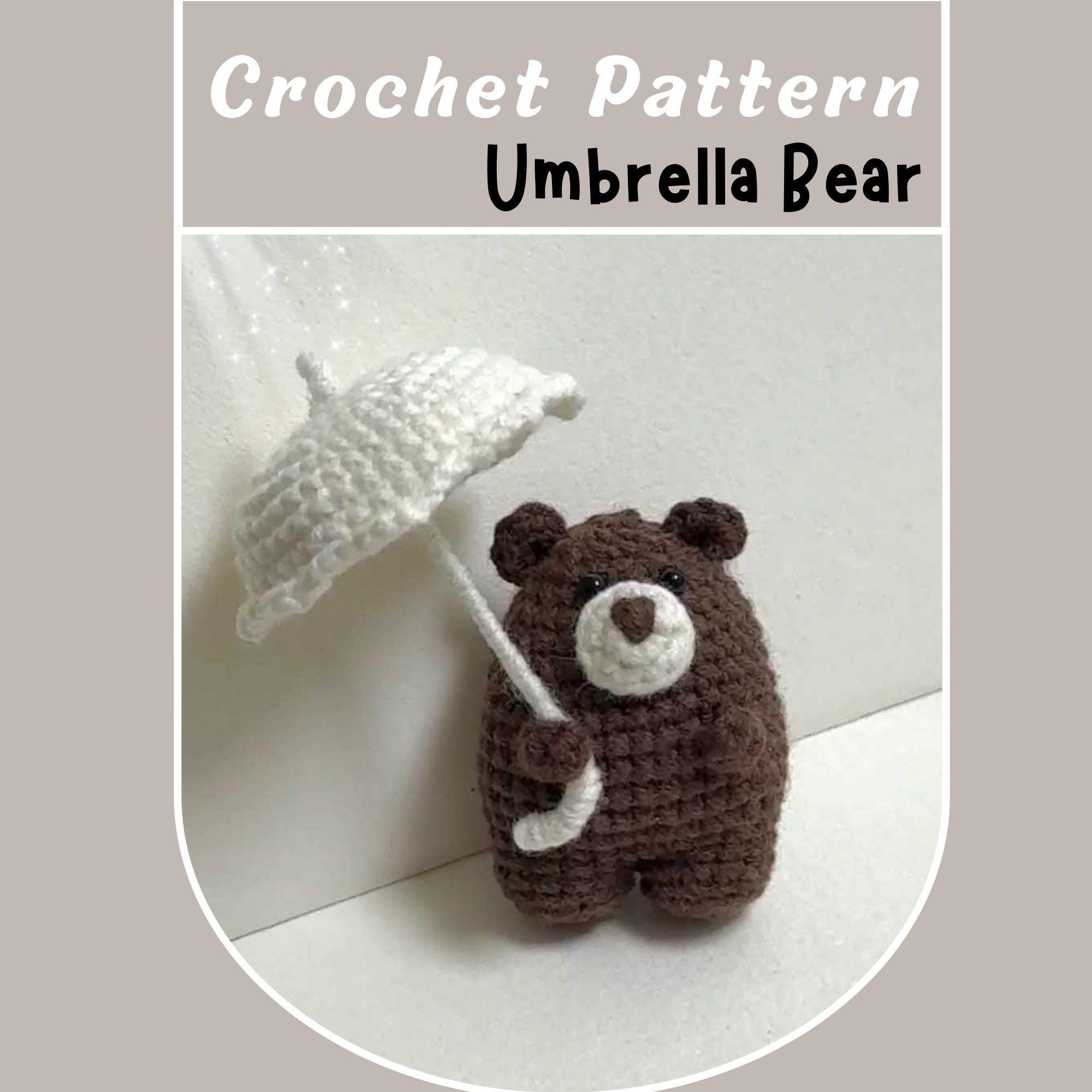30 Beautiful Crochet Umbrellas and Patterns You Will Love! 29 Umbrella Bear Crochet Pattern
