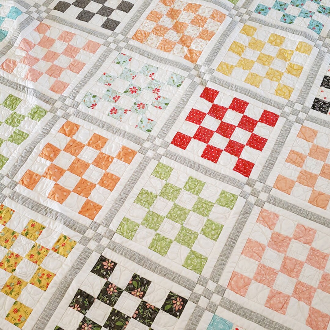 Patchwork Garden 2 Quilt Paper Pattern 185 Etsy
