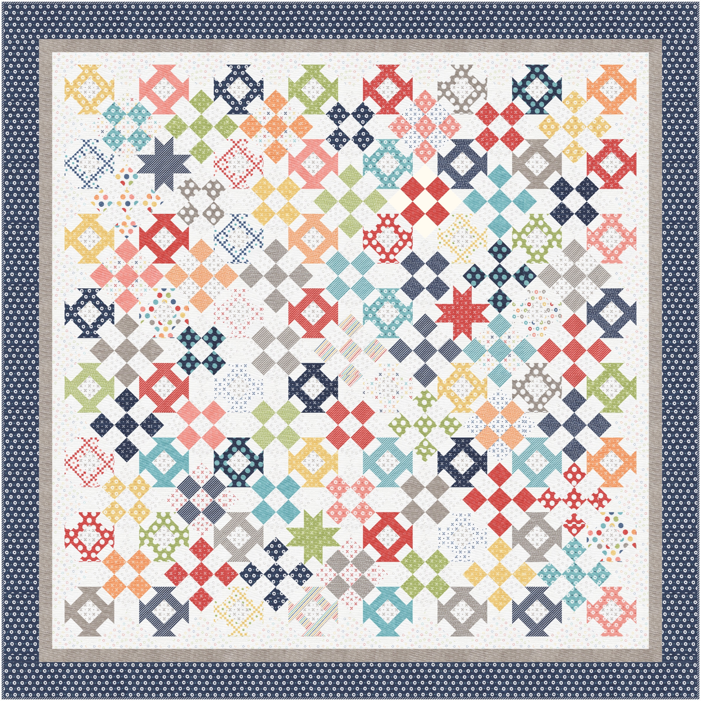 Happy Go Lucky Quilt Pattern QLD224 (paper) - Etsy