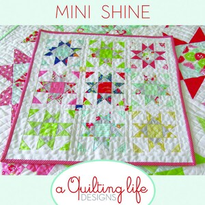 Shine Mini Quilt PDF Pattern image 2