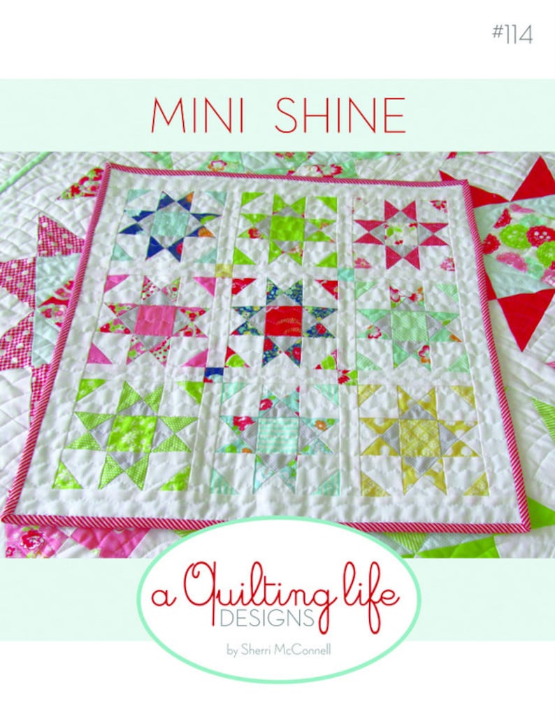 Shine Mini Quilt PDF Pattern image 2