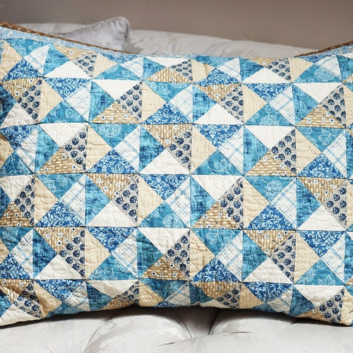 Patchwork Pillow Sham Pattern PDF Only - Etsy