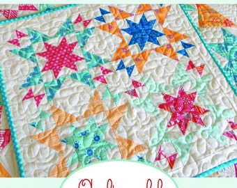 PDF Pattern for Star Bright Mini Quilt
