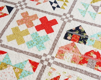 Quilting Life Block of the Month 2021 Paper Pattern