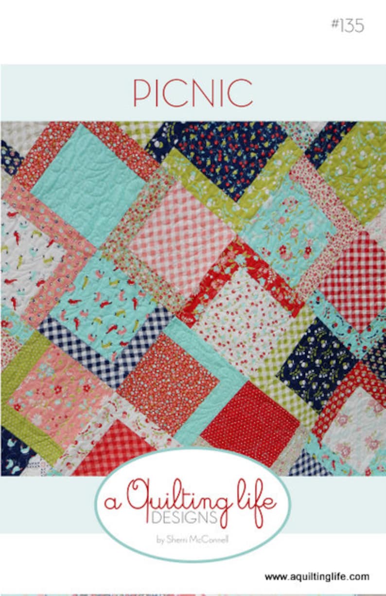 Picnic Quilt Pattern PDF Etsy