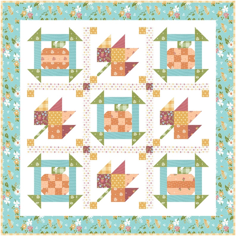 Fall Dash Mini Quilt PDF QLD241 image 1