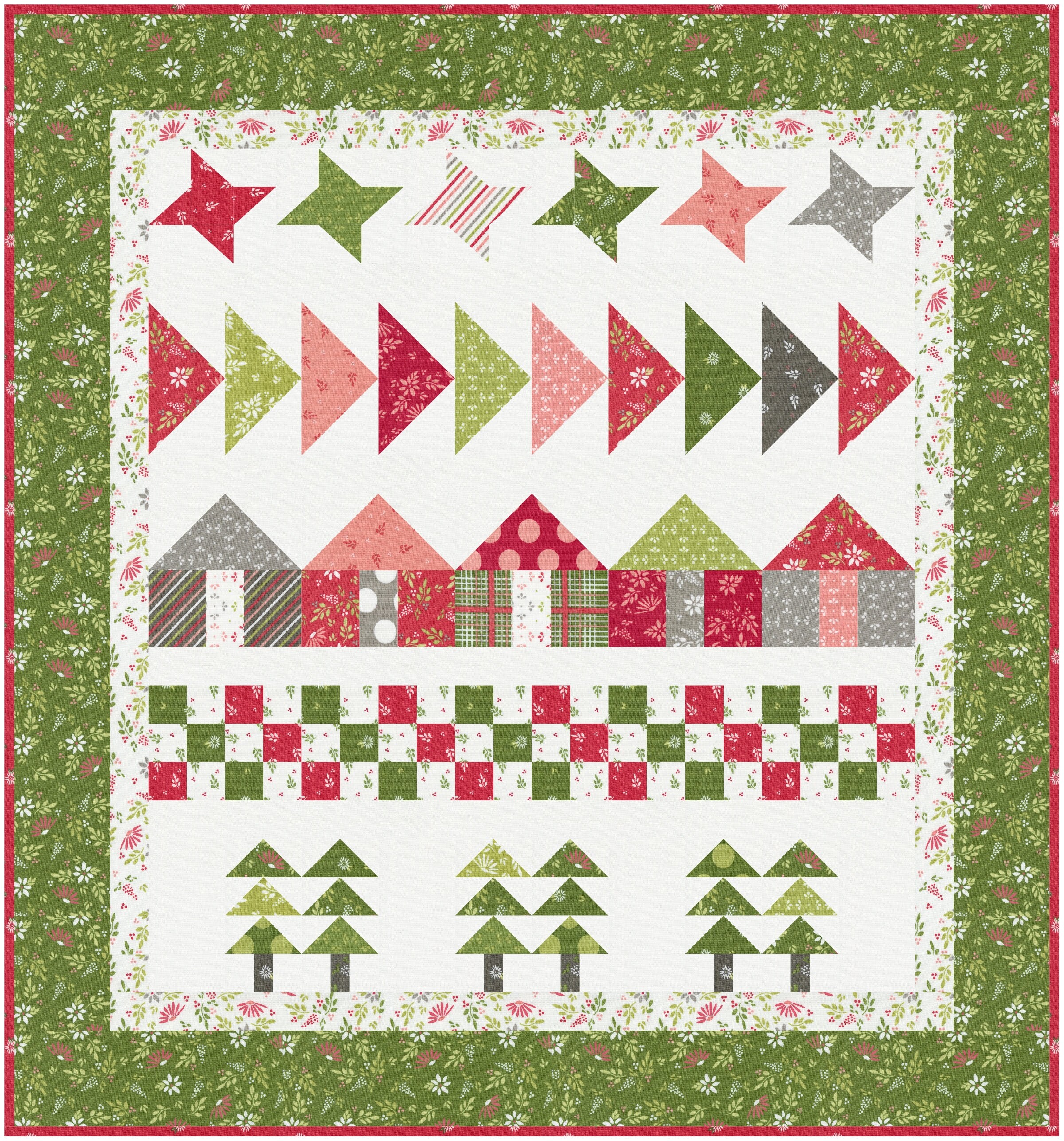 Home for Christmas Quilt PDF Pattern (new) #202 - Etsy