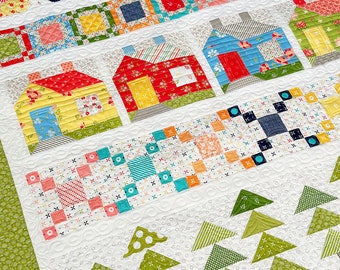 Home Sweet Home Row Quilt Pattern (Paper) QLD 227