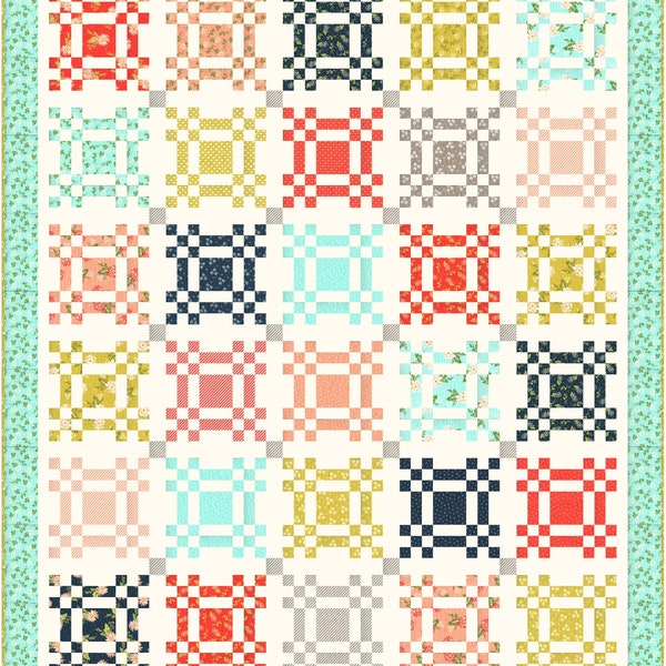 Square Quilt Pattern Etsy