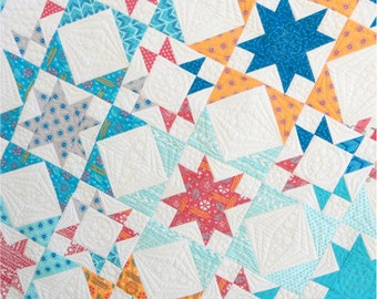 Paper Pattern for Star Bright Quilt