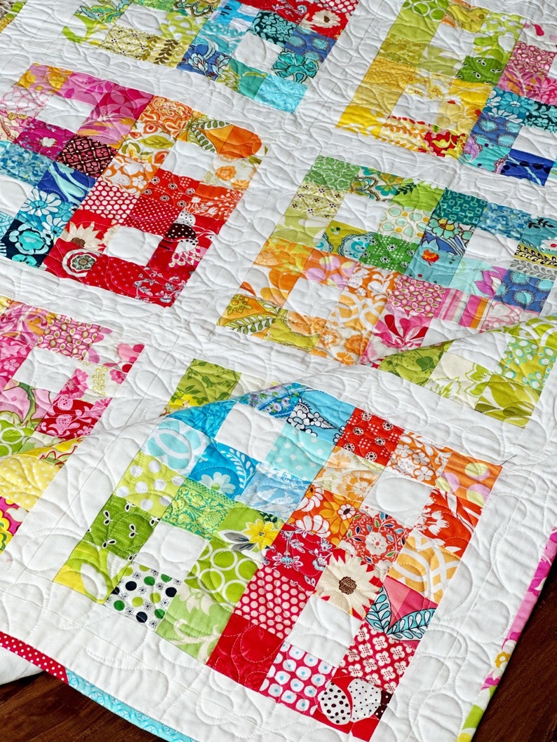 GumDrops Lap Quilt Pattern PDF Only image 1