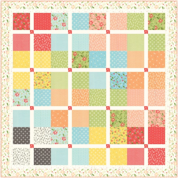 Summer Sweet Baby Quilt Pattern PDF Only Etsy