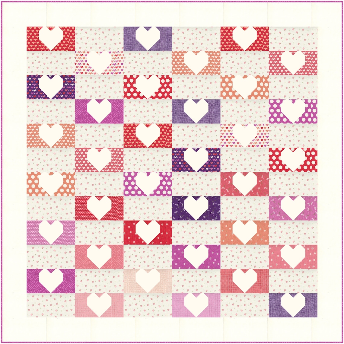 Love Letters Quilt Pattern QLD225 - Etsy