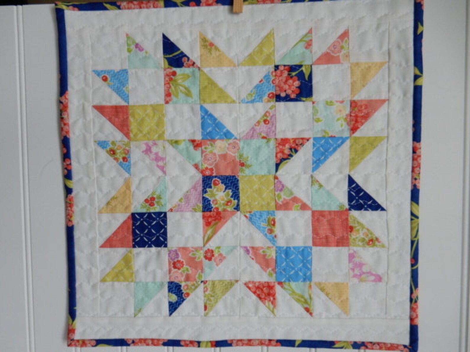 Summer Star Mini Quilt Paper Pattern Etsy