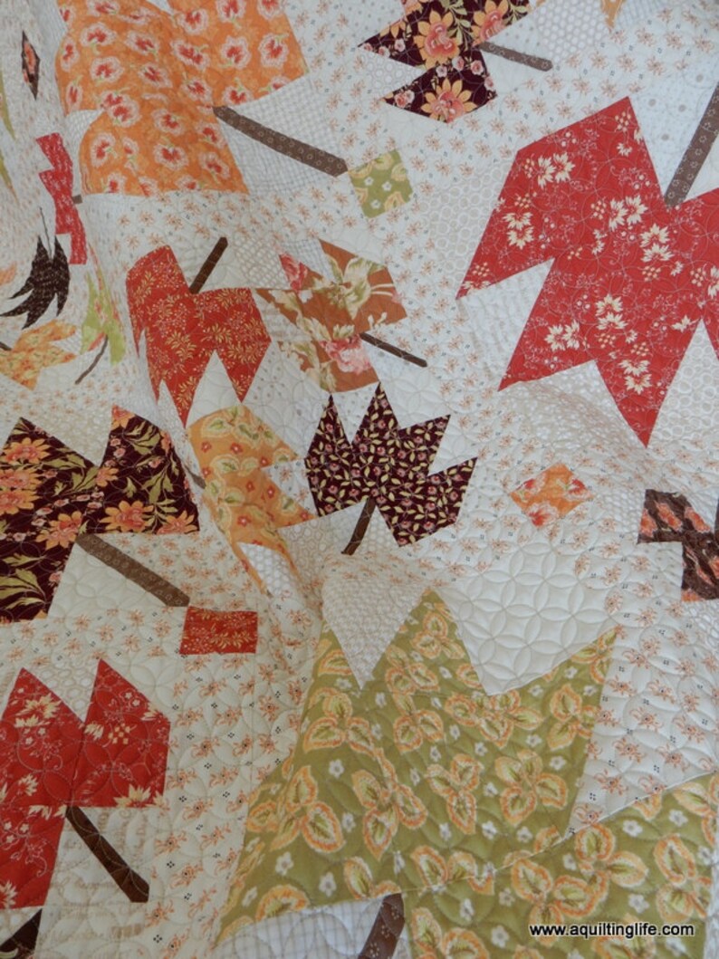 Maple Sky PDF Quilt Pattern Etsy