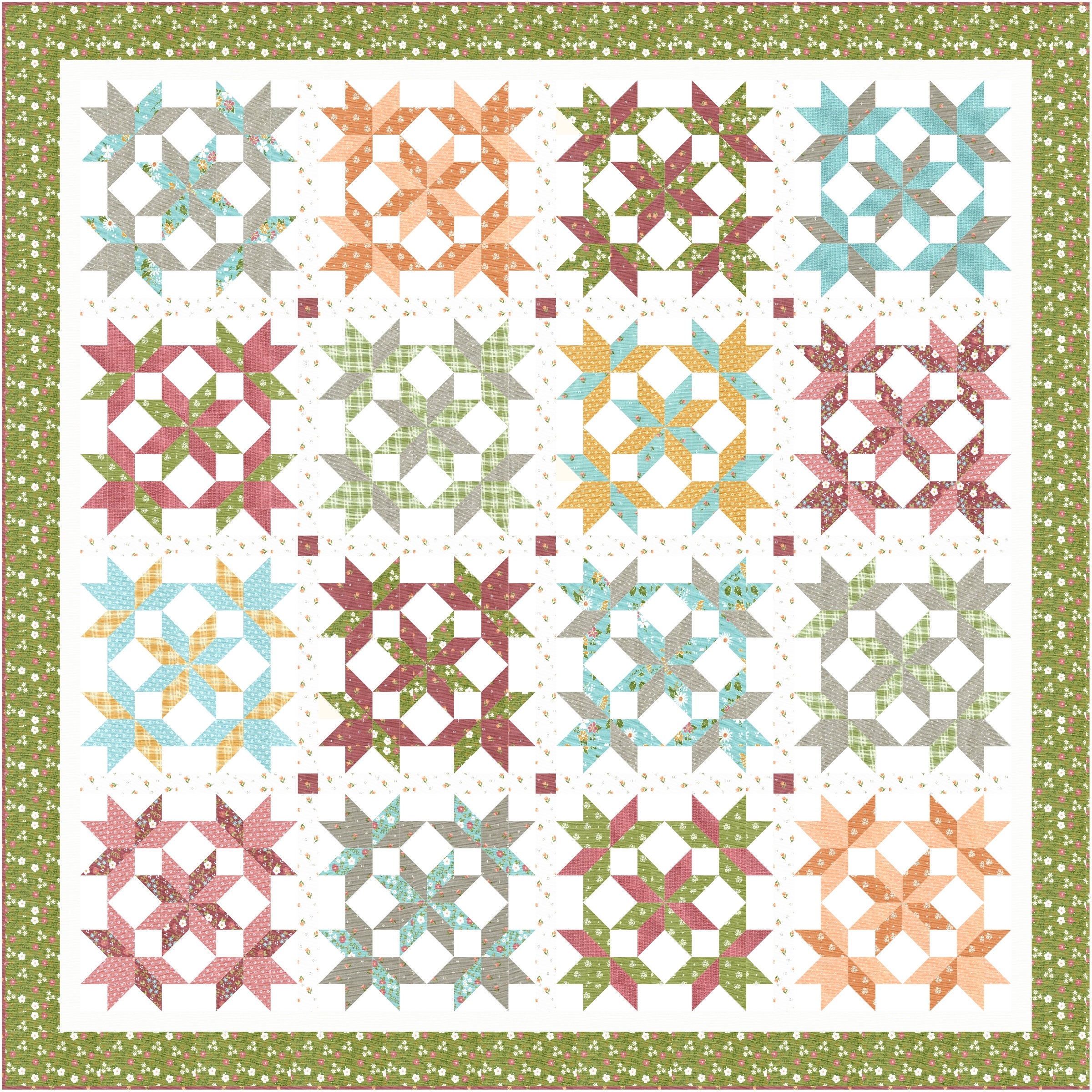 Summer Sky 2 Quilt Pattern QLD 230 Paper - Etsy
