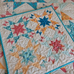 PDF Pattern for Star Bright Mini Quilt image 2