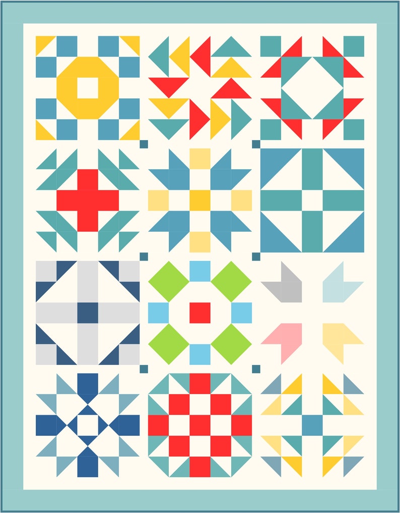 Quilting Life 2018 Block of the Month Finishing Instructions - Etsy