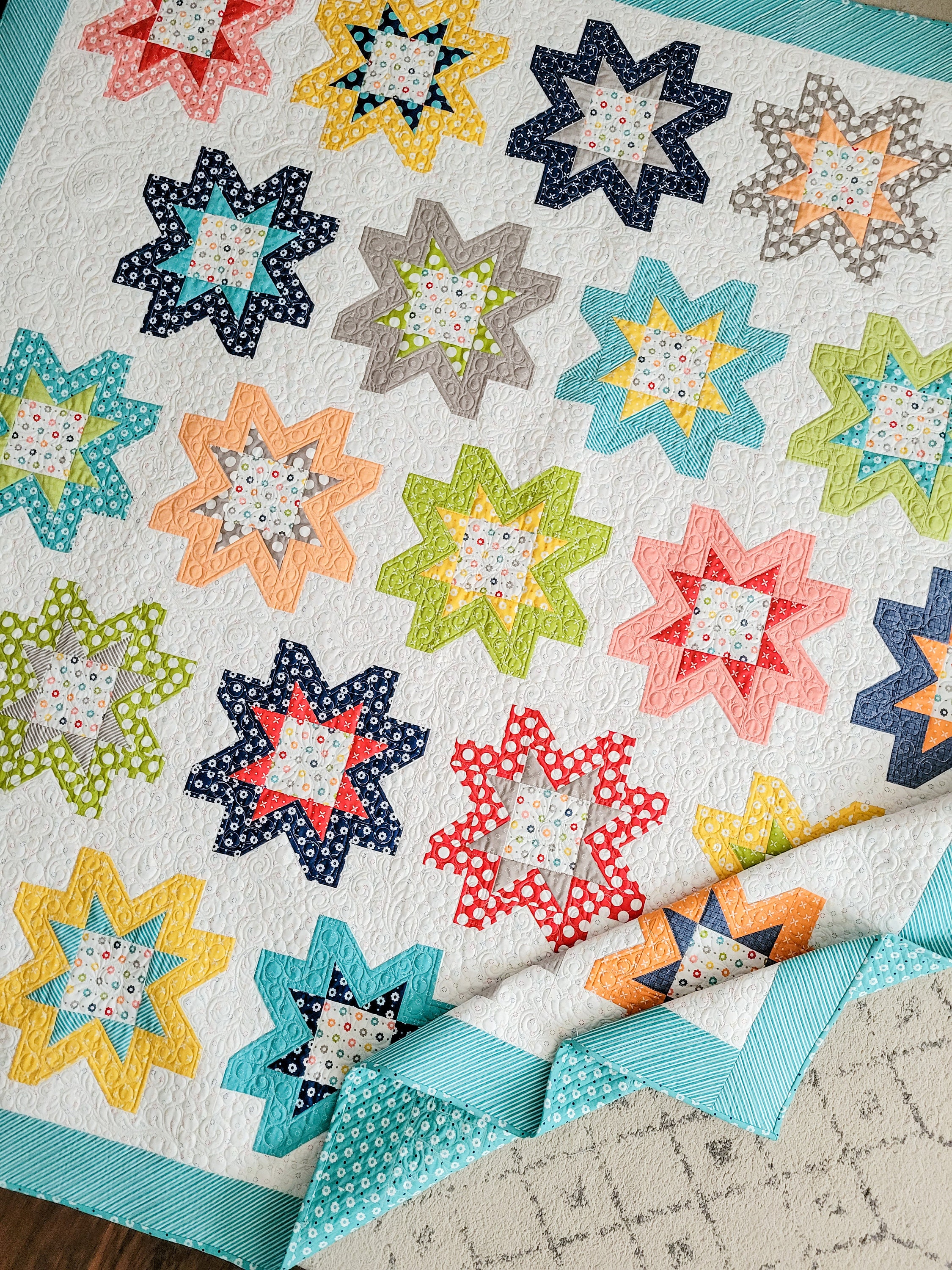 Fresh Flowers Quilt Pattern QLD223 (PDF) - Etsy