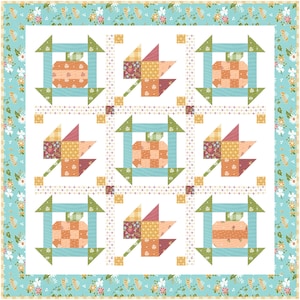 Fall Dash Mini Quilt Paper Pattern QLD241 [SHIPS August 24, 2023]