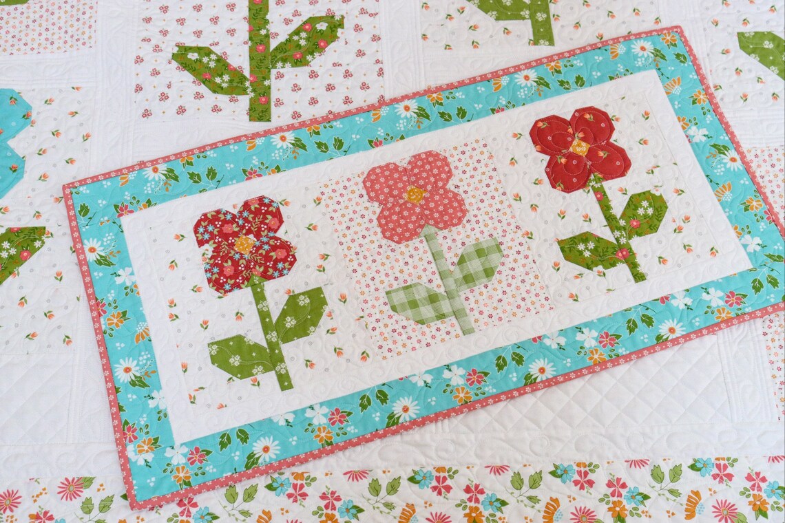 Flower Shoppe QLD #229 Quilt + Mini Pattern (paper) - Etsy