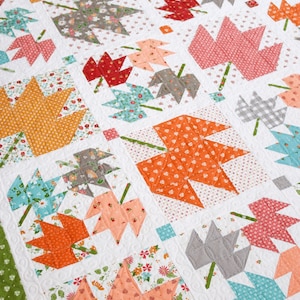 Maple Sky Remix Quilt Mini Pattern QLD231 PDF image 1