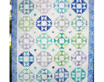 Seashore Drive Quilt Paper Pattern