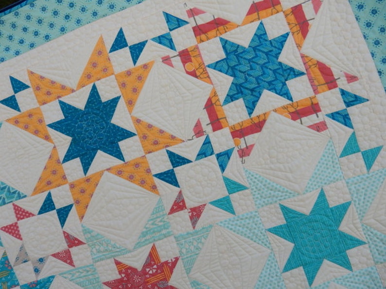 PDF Pattern for Star Bright Quilt - Etsy
