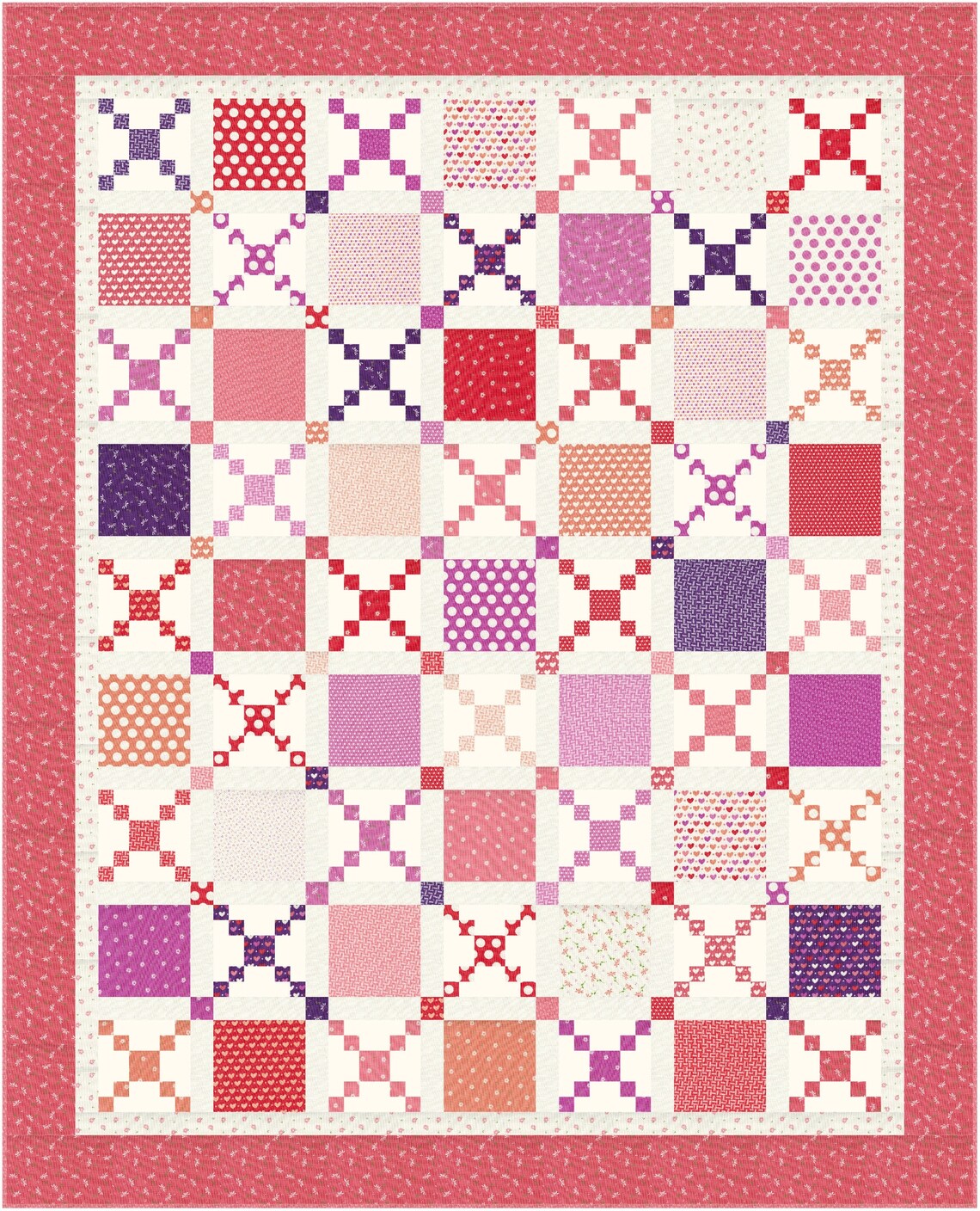 Heartstrings Quilt Pattern (paper) QLD204 - Etsy