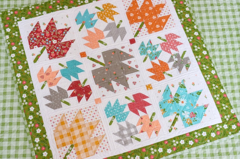 Maple Sky Remix Quilt Mini Pattern QLD231 PDF image 2