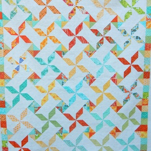 Summer Swirls Quilt Paper Pattern image 3