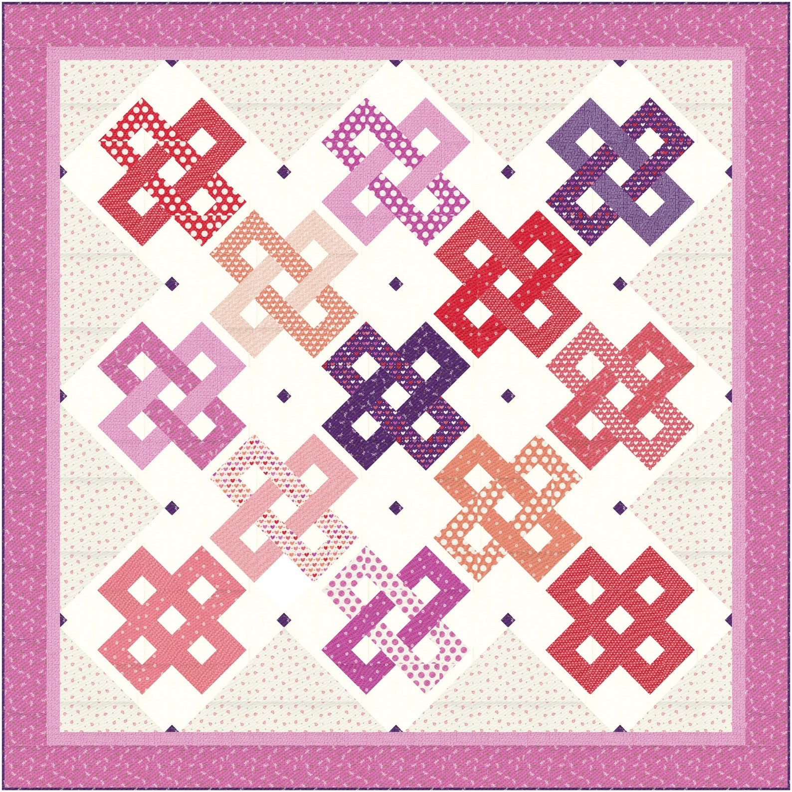 Daydream Quilt + Table Runner Pattern (PDF) QLD206 - Etsy