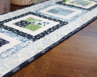 Patron de chemin de table patchwork scrappy - PDF uniquement